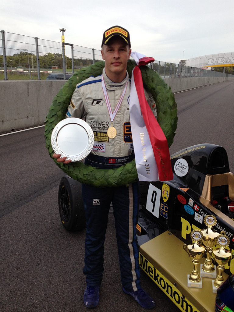 Frederik Schandorff er ny Danmarksmester i Formel Ford